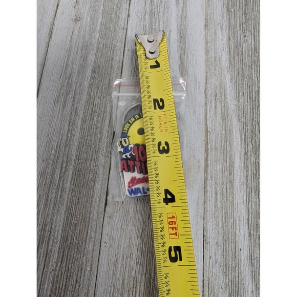 Vintage Wal-Mart Smiley Face Keychain 10 Foot Attitude - Picture 4 of 5